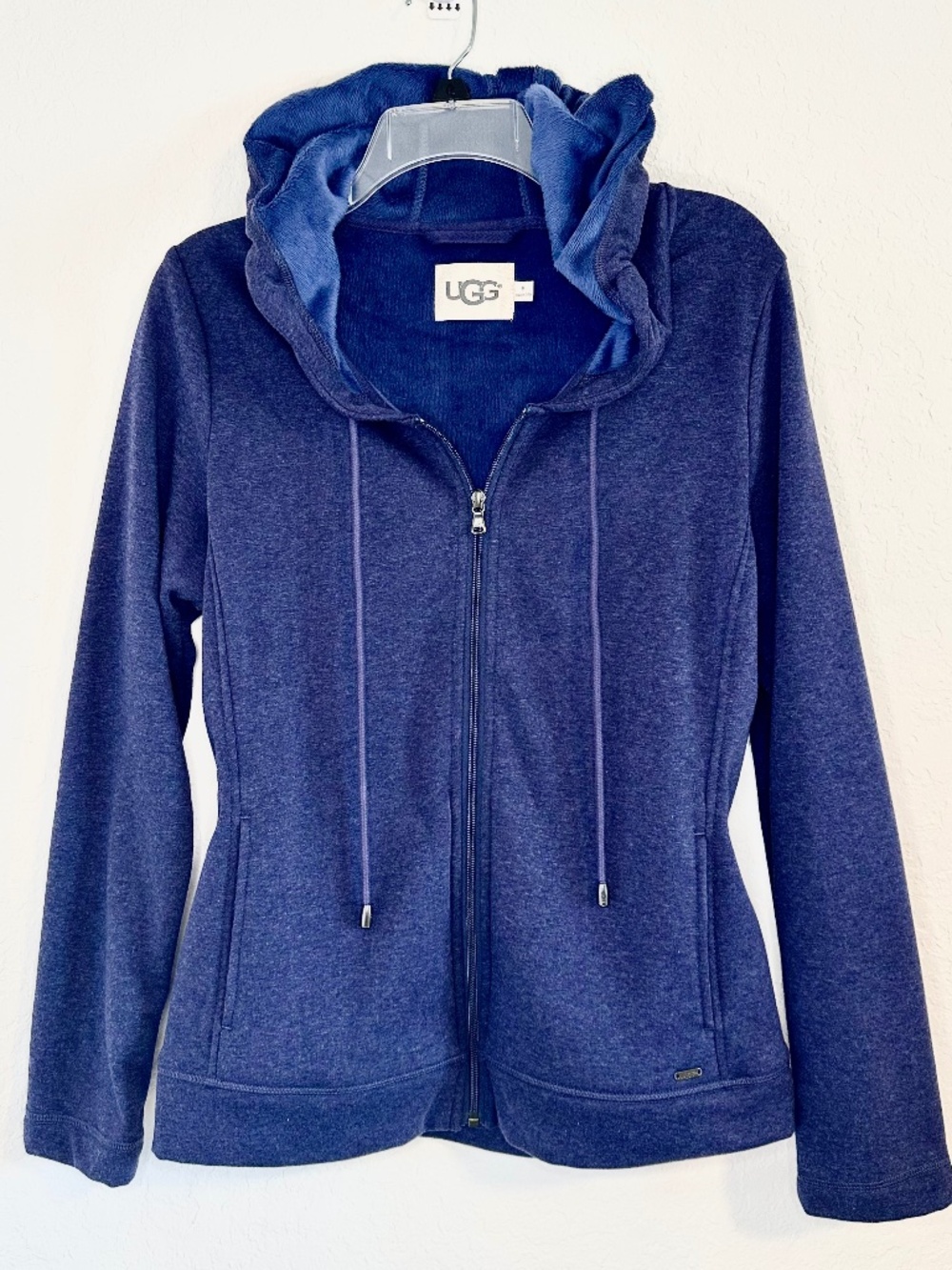 UGG Full-Zip Fleece Hoodie Sweatshirt, Size M